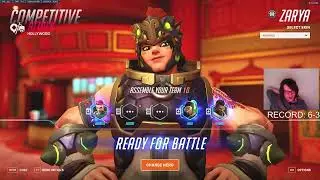 18K DMG! 34 ELIMS! TOP 500 ZARYA MAIN! HARBLEU ZARYA OVERWATCH 2 SEASON 10