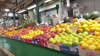 Прогулка по Риму (Mercato Esquilino di Piazza Vittorio, район Эскилино) 01 июля 2022 г. [4K HDR]