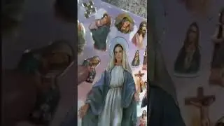 Kit Dois Adesivos Biblico Religioso Todos Com Borda Dourada