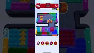 Color block jam 1093 (very hard). #colorblockjam #colorblockjamgame #colorjam #colorjamgame