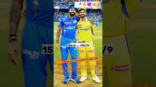 Chennai Super Kings beat Mumbai Indians || mi vs csk | ipl #mivscsk #ipl #cricket #sports #shorts