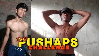 15 days 100 pushups challenge || Body transformation video || #transformation #challenge #pushups 