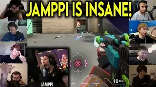 Valorant Streamers Reacts To BBL Jamppi CRAZY 1v3 CLUTCH Against Fnatic In VCT