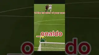 Put the 1st letter of your name #soccer #ronaldo #rma