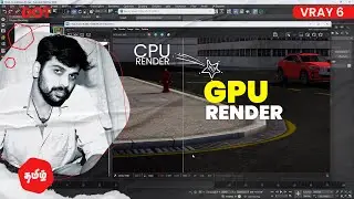3ds Max GPU Rendering in V Ray 6 - Nvidia GeForce GTX 1660 Super - ENGLISH SUBTITLES #dotmattech