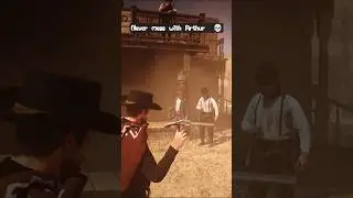 Never Mess With Arthur Morgan  | Red Dead Redemption 2 | RDR 2 #cowboys #arthurmorgan #rdr2 #shorts