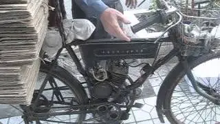 Classic Bicycle with Engine.