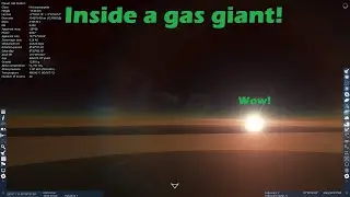 Landing on different gas giants in Space Engine!