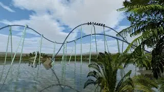 No Limits 2 - Gannet (Flying Launch Coaster) 60fps