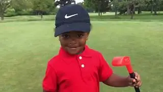 Lil' Tiger Woods Hits the Links For Cass Community