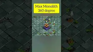Monolith Max Vs Max Archer |#360 degree MAD Gamers Island #shorts #coc