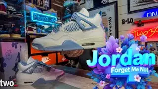 Air Jordan 4 Retro &lsquo;Forget Me Not&rsquo; unboxing & REMOVAL of FLOWERS #jordan#sneakers#nike @Two3-SK