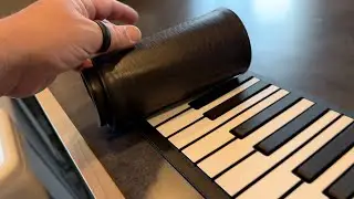 88 Keys Roll Up Piano, Portable Rechargeable Hand Roll Piano Keyboard, 128 Rhythms, 128 Tones