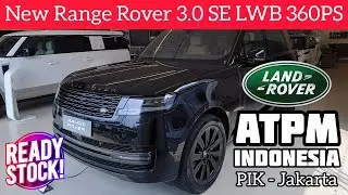 New Range Rover 3.0 SE LWB | Santorini Black On Caraway | Ready Stock ATPM Land Rover PIK Jakarta