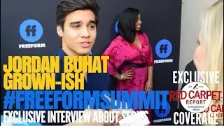 Jordan Buhat - grown-ish from grown-ish interviewed at the 1st Freeform Summit #FreeformSummit