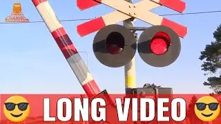 DUTCH RAILROAD CROSSING - 😎🚂 LONG VIDEO 🚂😎 - Woudenberg - Laagerfseweg