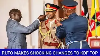 WHAT'S HAPPENING! Ruto Makes Shocking Changes To KDF Top Leadership |Kenya Defense Forces