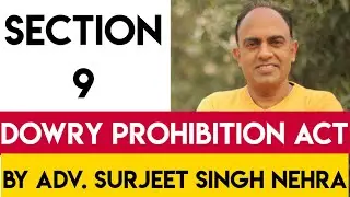 Section 9 Dowry Prohibition Act