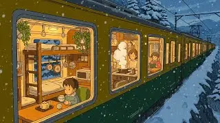 Warm Little Home on a Winter Train | A Dream Journey with Friends, Finally Together | Animation
