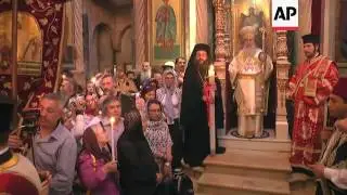 Orthodox Easter Mass in Jerusalem