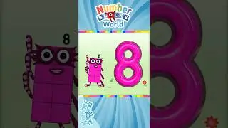 Numberblocks World - Meet Numberblock Eight and Learn How to Trace the Number 8 | BlueZoo Games