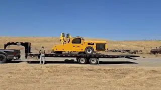 36' Precision Fabricating Hydraulic Sliding Axle Trailer