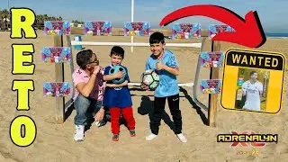 ¡RETO CON PORTERIA DE ADRENALYN XL La Liga 2023-24 en la Playa!