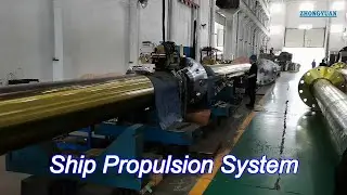 finished machined class approved forging steel intermediate shaft ship propulsion system