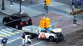 Eight people dead after truck-ramming terror attack in New York