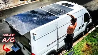 &ldquo;Shocking Result&rdquo;Cleaned Dirty Solar Panel TEST More Electricity?? Van Wash & Wax 