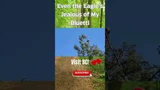 Even the Eagle Wants My Bluetti! 🦅🇨🇦 #VisitBC #shorts #viral