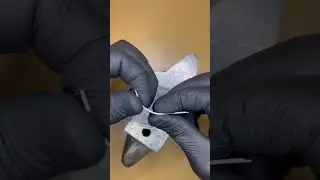 Miniature knight&rsquo;s helmet #shorts #diy #satisfying #metal