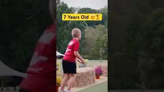 7 years old on the iconic Hole 7 at USDGC 🤯 #discgolf #innovadiscs #shorts