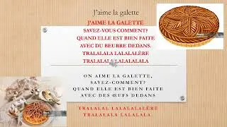 Unité 4: J'aime la galette