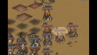 Battle Brothers:Blazing Desert  vs Nomad Executioner and Nomad Champion