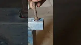 bolt welding trick on diy petal pipe #welding