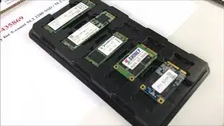 SSD esd pcakaging plastic tray for M.2 2280 2260 SSD MSATA SSD ( MPK-435869 )