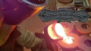 CAST IRON ATHOL SIGN