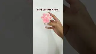 Crochet paw #crochet #crochetinspiration #diy #youtubeshorts #youtube #shortsviral #shorts #handmade