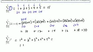 Summations