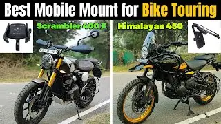 Best Mobile Mount for Triumph Scrambler/ Speed 400 & Himalayan 450 ?| BOBO Mobile Mount