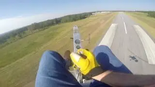 gyroplane GyroGerald first time flys pattern at Cedartown airport