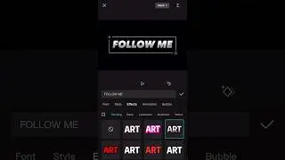 Capcut Text Effect #capcut #shorts