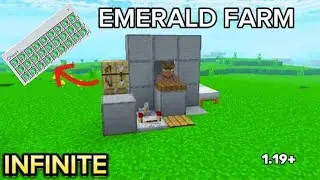 How To make Emerald Farm in MINECRAFT (MCPE, bedrock, ps4)