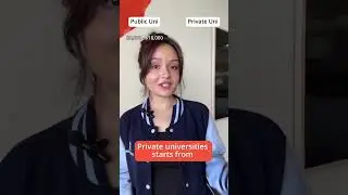 🇺🇸🤔Private vs. Public University in the USA. What's the difference?   #studyintheus