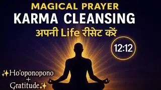 Magical 12:12 Karma Cleansing Ho'oponopono Prayer☺️| Powerful Deep Energy Healing| 24 Times Chanting