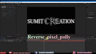 Reverse Pixel Polly in After Effect 2020