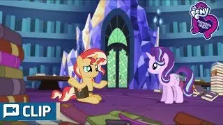 (Japanese Dub) Equestria Girls Mirror Magic-Sunset Meets Starlight IN Equestria (Clip)