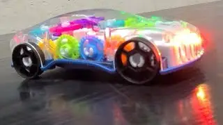 transparent 3d lights gears car unboxing and testing #cars