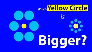 Optical Illusion Puzzle | कौन सा Circle बड़ा लगता है?